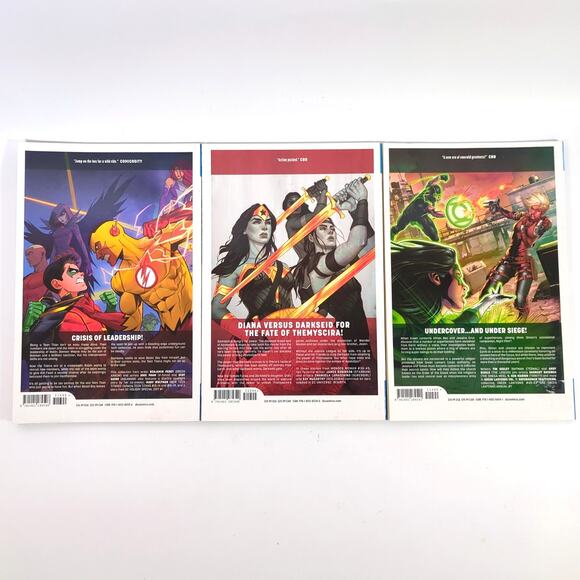 DC Comics TPB Lot 3: Teen Titans Kid Flash, Wonder Woman Amazons, Green Lanterns - Picture 2 of 3